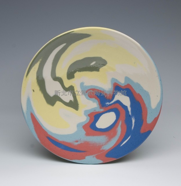 天雨花盤(牛碗55)藏品圖，第2張