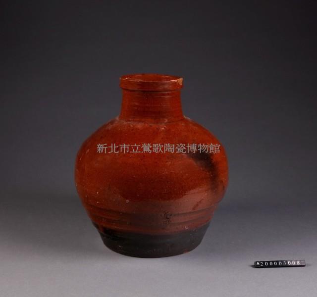 紅陶茶葉罐(上釉水瓶)藏品圖，第1張