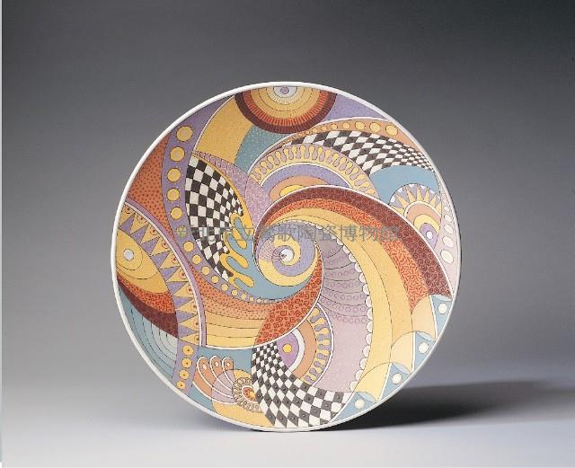 裝飾用盤「夏日之舞」藏品圖，第1張