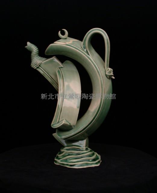 Celery Green Reassembled Hollow Ring Functional Teapot Collection Image