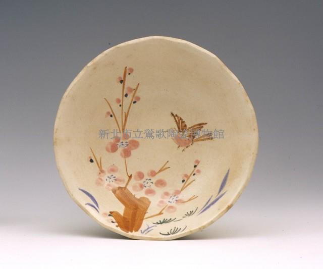 Bowl with Painted Flower and Bird Collection Image