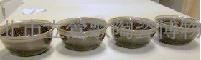 Three-color Tableware Set - Four Three-color Bowls Collection Image