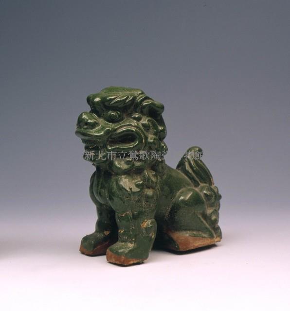 獅形綠釉瓦獸藏品圖，第1張