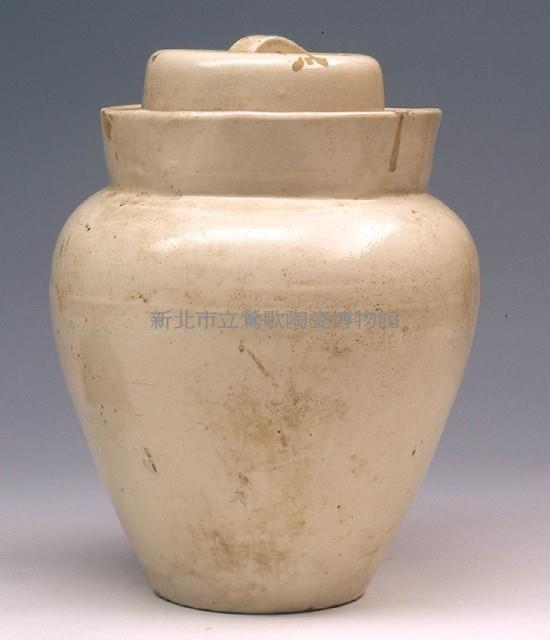 Lidded White Jar Collection Image