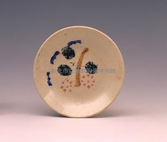 畫花白瓷盤藏品圖，第1張