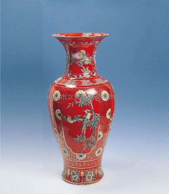 血紅瓷四君子藏品圖，第1張