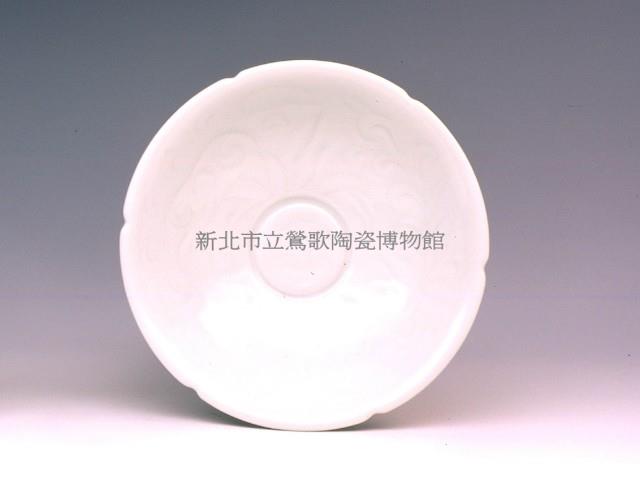 Song Style Tianbai Glaze Carved Flower Bowl Collection Image