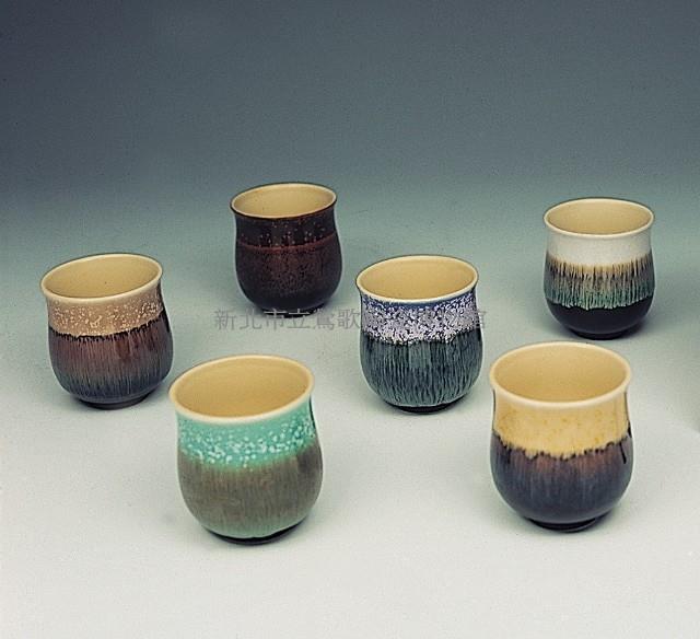 Tenmoku Colorful Glaze Far Infrared Cup Collection Image