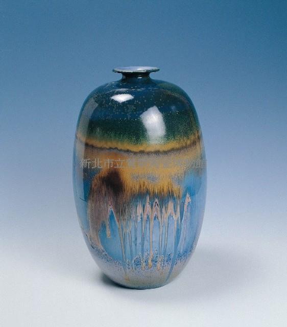 Multicolor Running Glaze Vase Collection Image