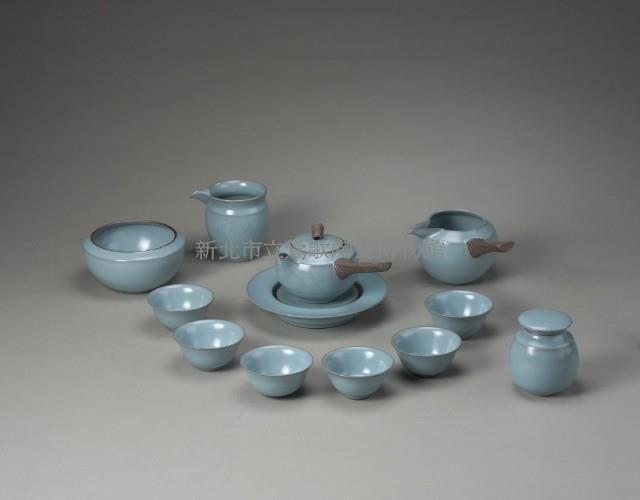青瓷茶具組藏品圖，第1張