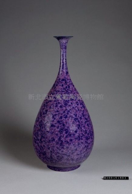 鈷鉬粉紅結晶玉壺春瓶藏品圖，第1張