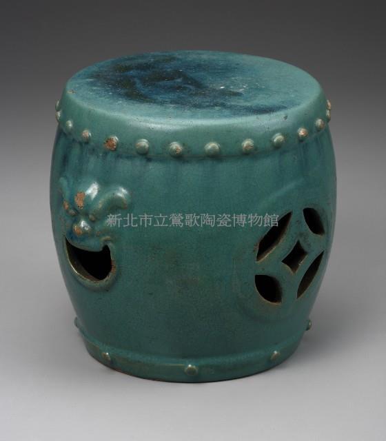 廣東綠釉陶凳藏品圖，第1張