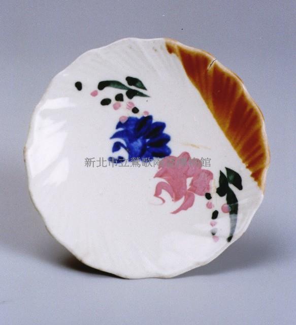 青底彩繪碟藏品圖，第1張