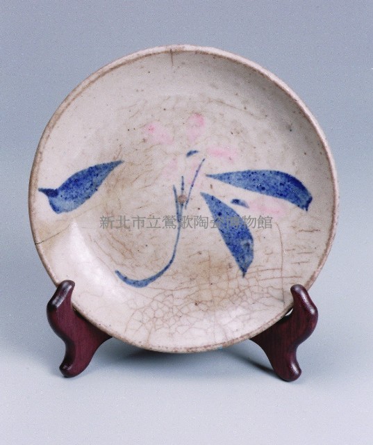 蘭花陶盤藏品圖，第1張
