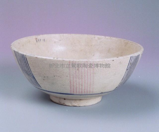 青花條紋大碗藏品圖，第1張