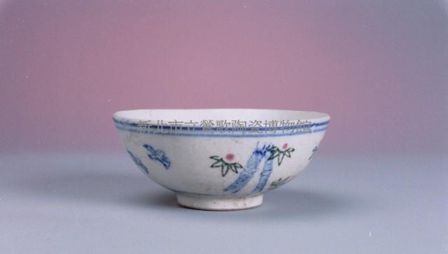 雙竹印花碗(小)藏品圖，第1張