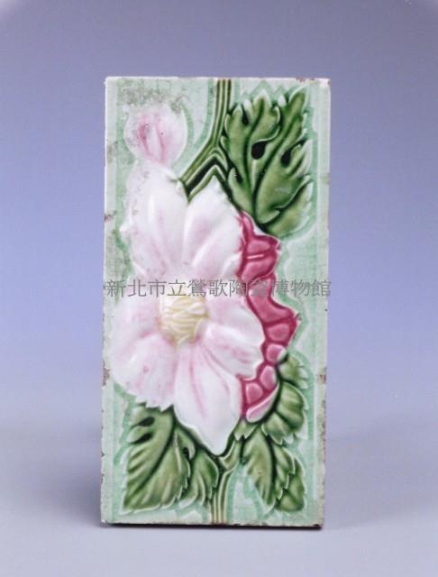 粉紅花卉邊飾磁磚藏品圖，第1張