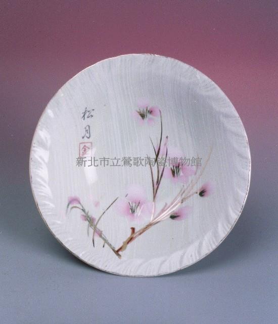 金邊彩繪梅花碗（中）藏品圖，第1張
