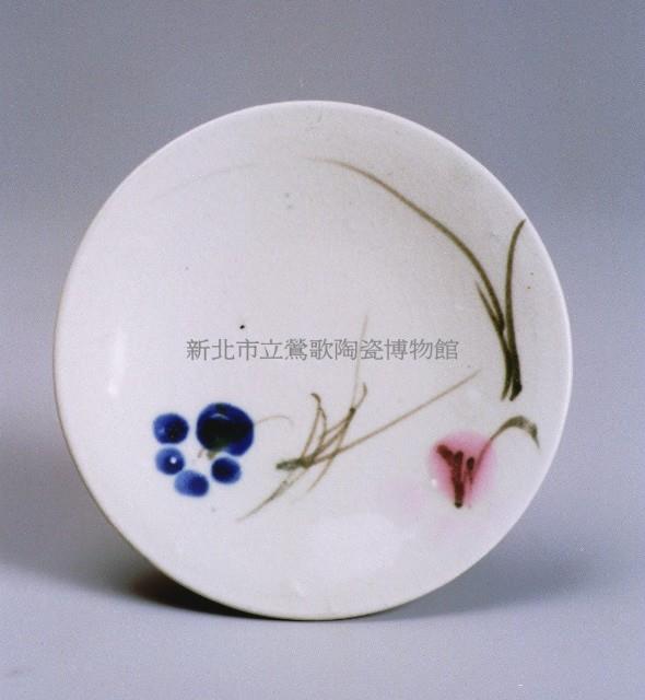 彩繪花草碟（大）藏品圖，第1張