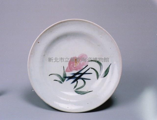 彩繪花草盤（小）藏品圖，第1張
