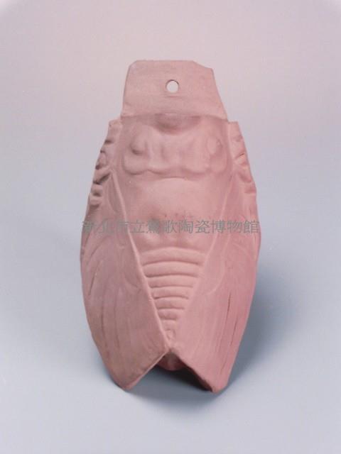 素燒蟬形筷籠藏品圖，第1張