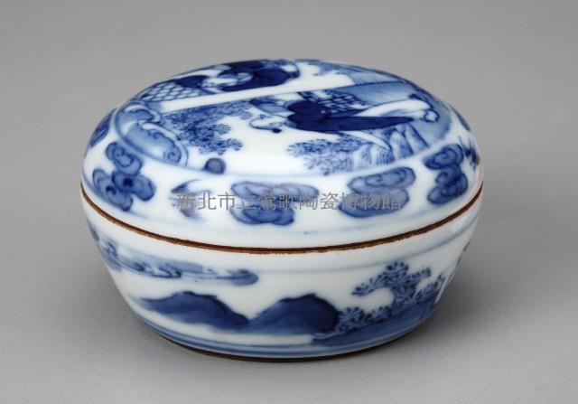Blue-and-white Seal Paste Box Collection Image, Figure 1, Total 2 Figures