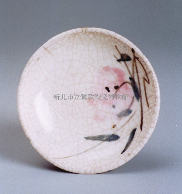 彩繪牡丹碟（小）藏品圖，第1張