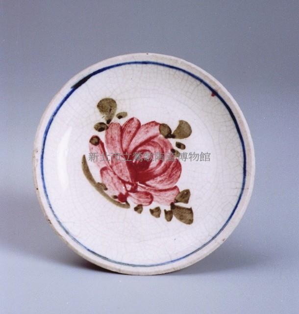 彩繪牡丹碟（小）藏品圖，第1張