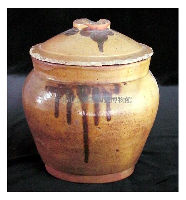 (陶器寅029)豬油罐(附蓋)藏品圖，第1張