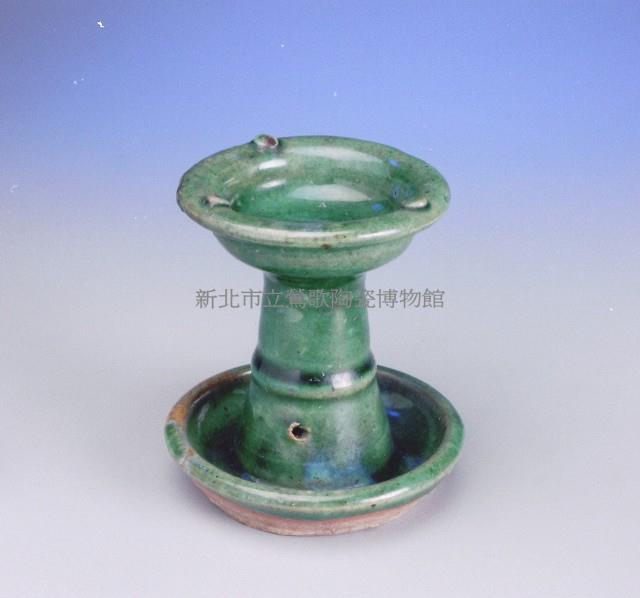 Green glazed Oil Lamp Collection Image