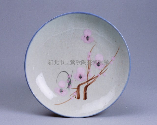 彩繪梅花盤（大）藏品圖，第1張