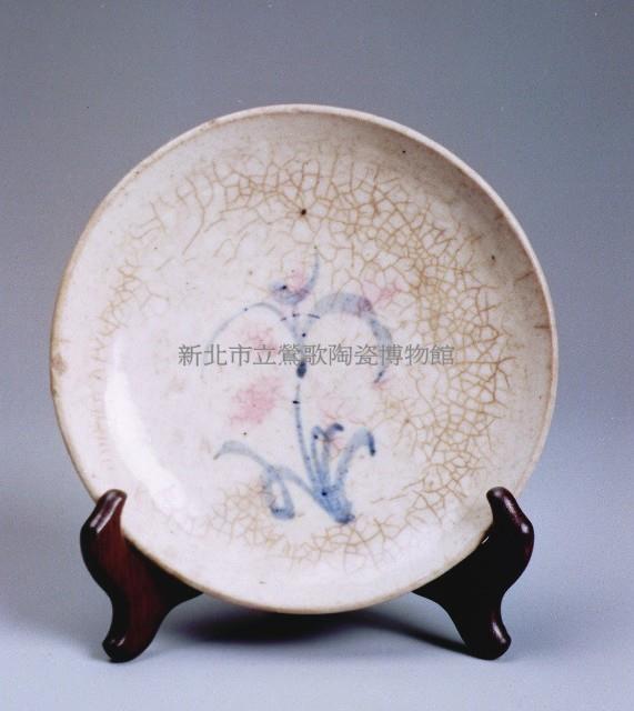 蘭花陶盤藏品圖，第1張