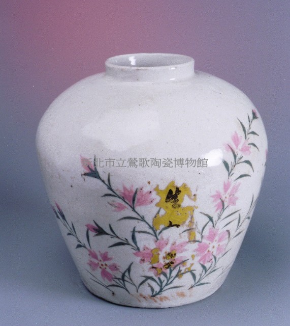 彩繪花卉甕藏品圖，第1張