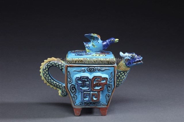 五龍飛雁壺藏品圖，第1張