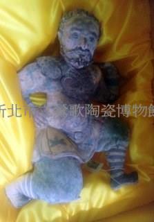憨番扛廟角(一對)藏品圖，第2張