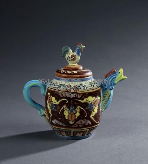 變色釉茶壺藏品圖，第1張