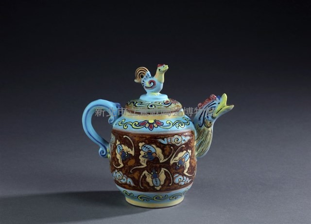 變色釉茶壺藏品圖，第1張