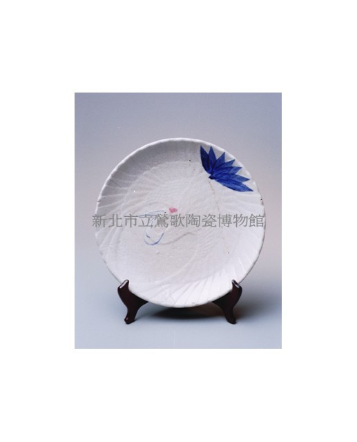 暗花團鶴紋盤藏品圖，第1張