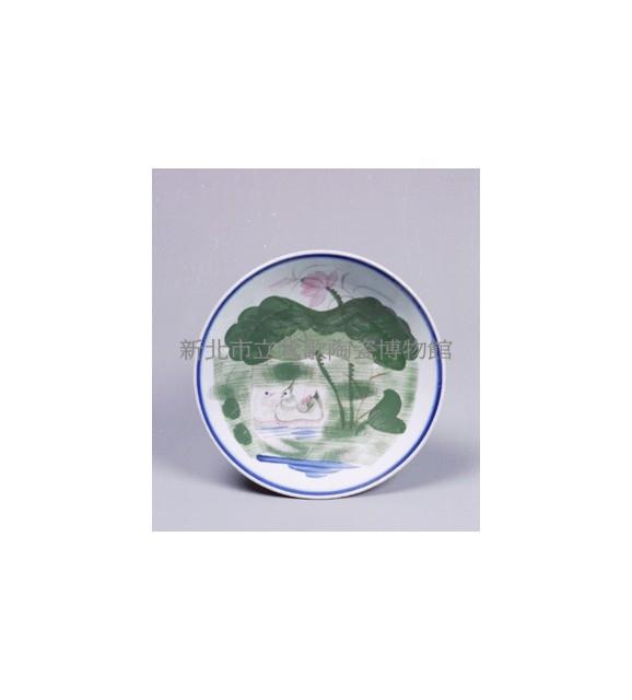 蓮花鴛鴦圓盤藏品圖，第1張