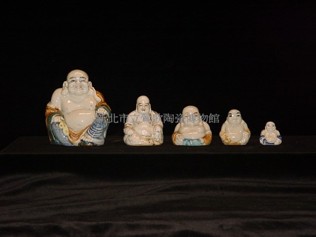 布袋小和尚(五尊)藏品圖，第1張
