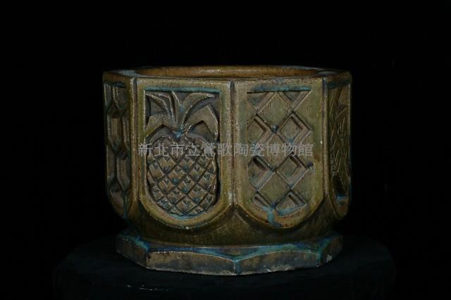 Green Glaze Carved Burner Collection Image