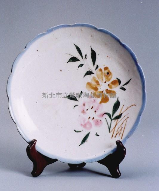 Painted Plate with Flower Collection Image
