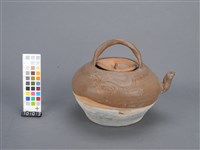 赤釉茶壺藏品圖，第2張