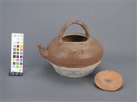 赤釉茶壺藏品圖，第3張
