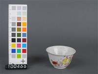 紅綠彩囍字杯藏品圖，第2張