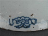 青花印花壽紋盤藏品圖，第4張