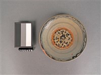 青花花卉盤藏品圖，第1張