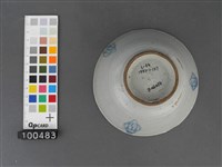 青花印花碗藏品圖，第3張