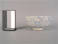 青花印花碗藏品圖，第1張