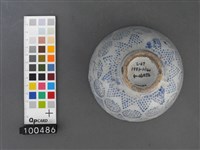 青花印花碗藏品圖，第3張